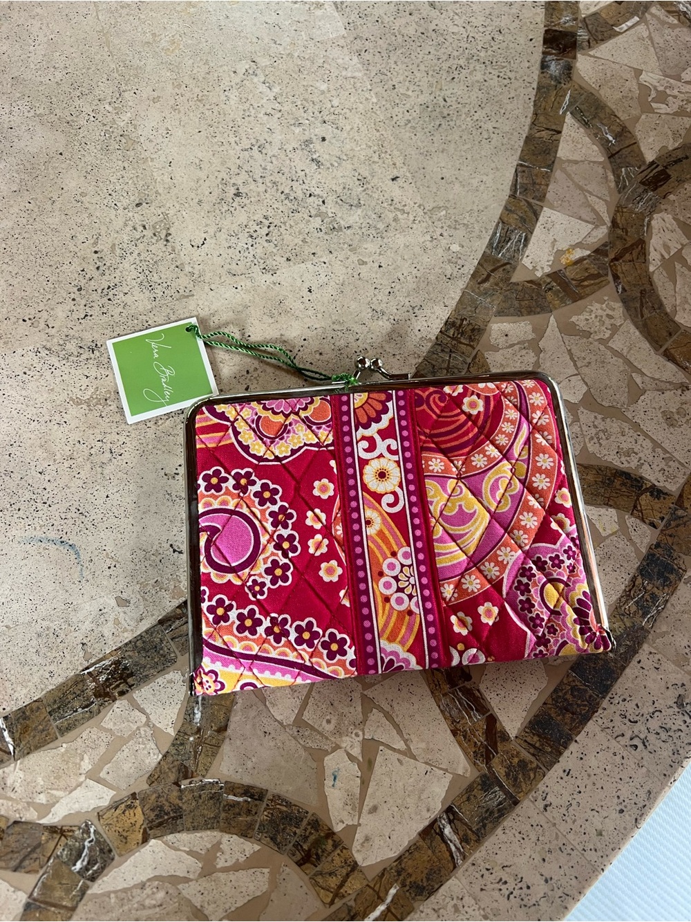 Vera Bradley Pink Floral Quilted Photo Album